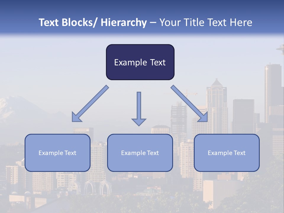 Needle Sunset Mountain PowerPoint Template