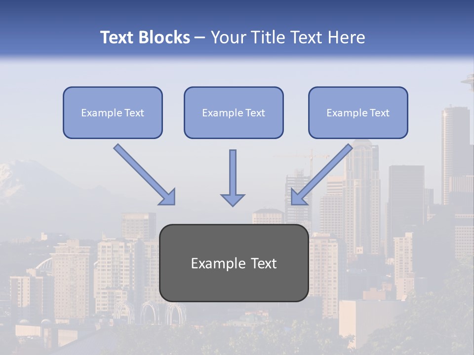 Needle Sunset Mountain PowerPoint Template