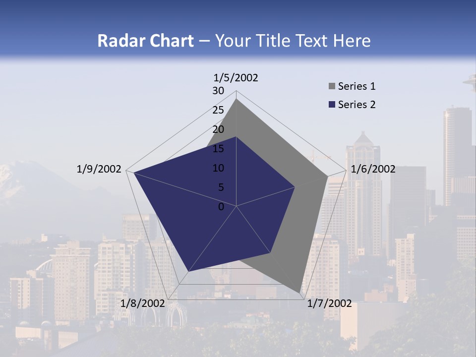 Needle Sunset Mountain PowerPoint Template