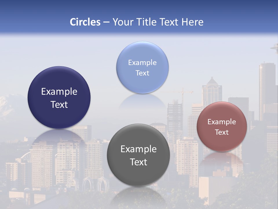 Needle Sunset Mountain PowerPoint Template