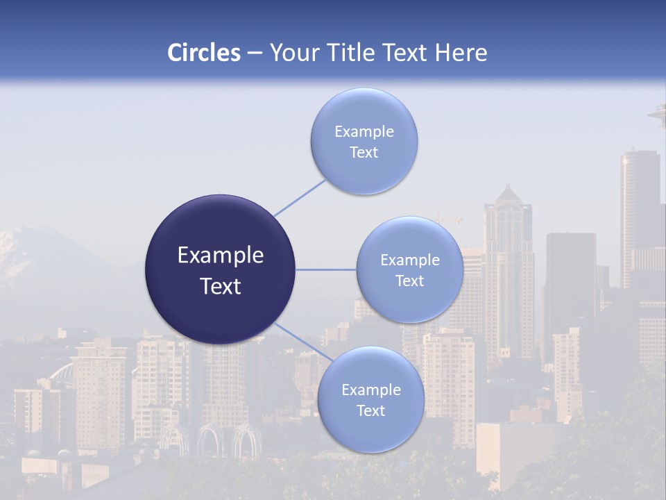 Needle Sunset Mountain PowerPoint Template