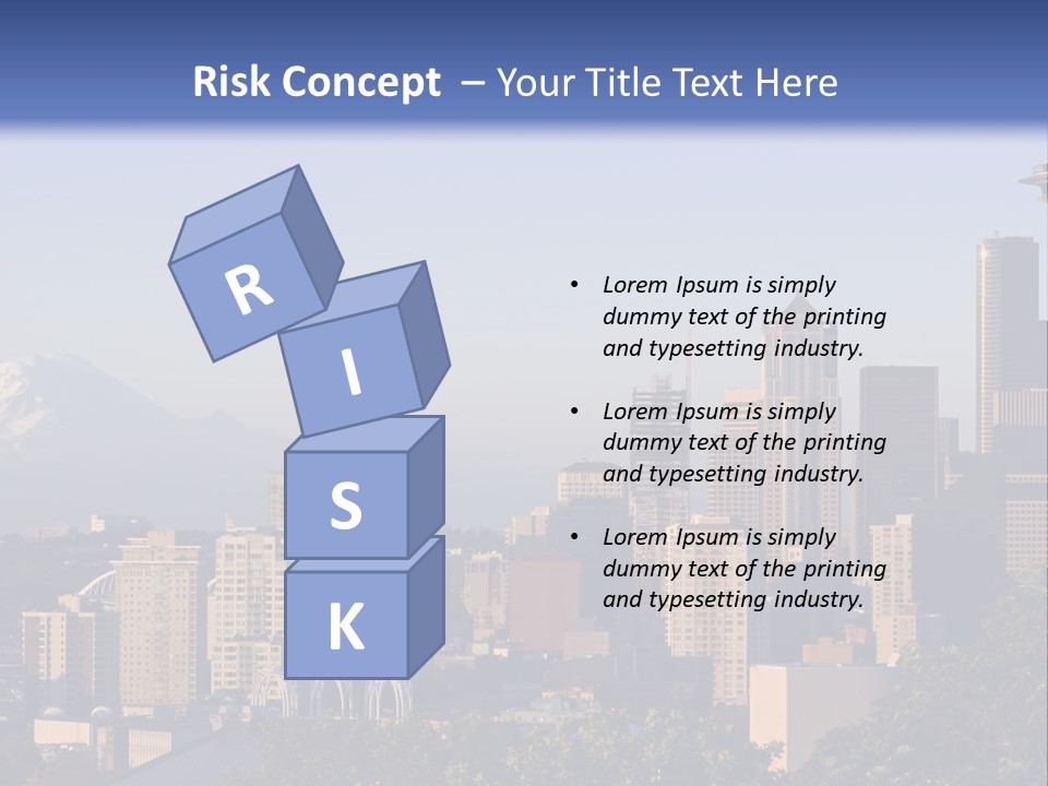 Needle Sunset Mountain PowerPoint Template