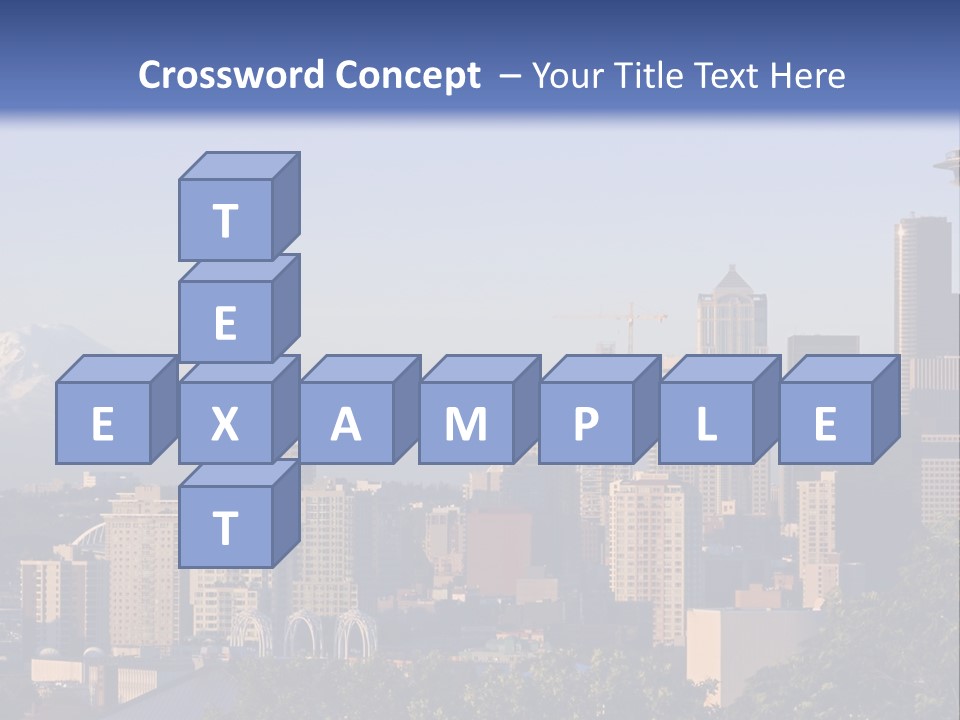 Needle Sunset Mountain PowerPoint Template