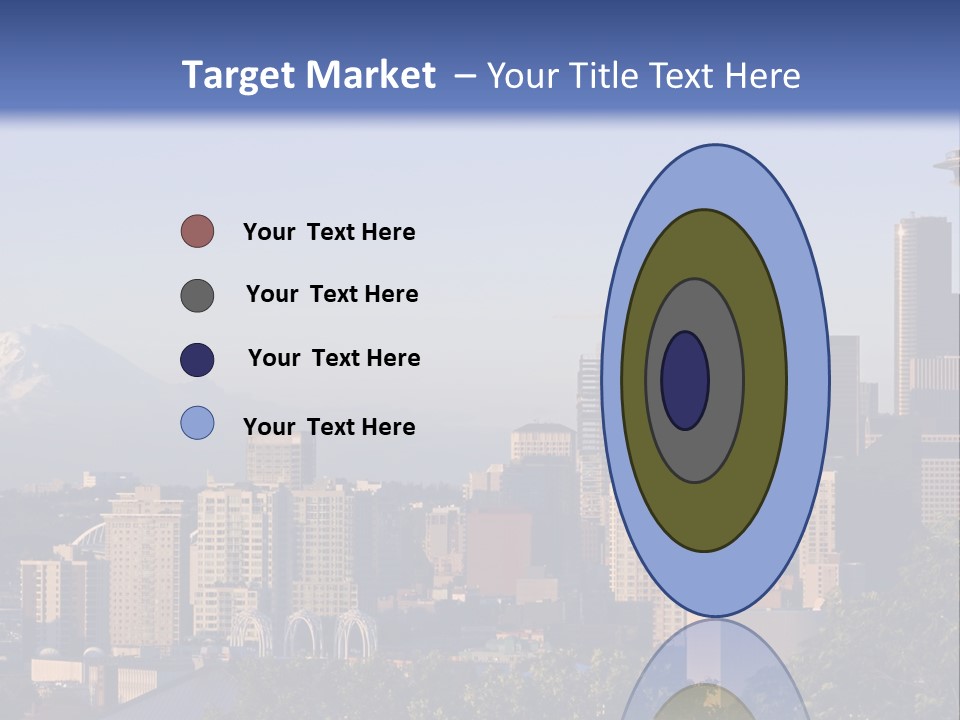 Needle Sunset Mountain PowerPoint Template