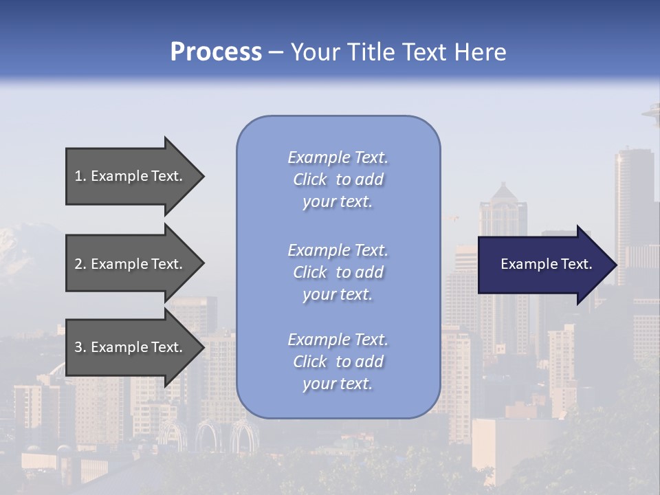 Needle Sunset Mountain PowerPoint Template