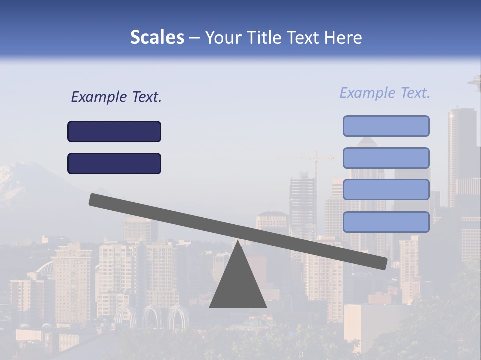 Needle Sunset Mountain PowerPoint Template