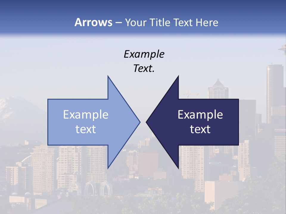 Needle Sunset Mountain PowerPoint Template