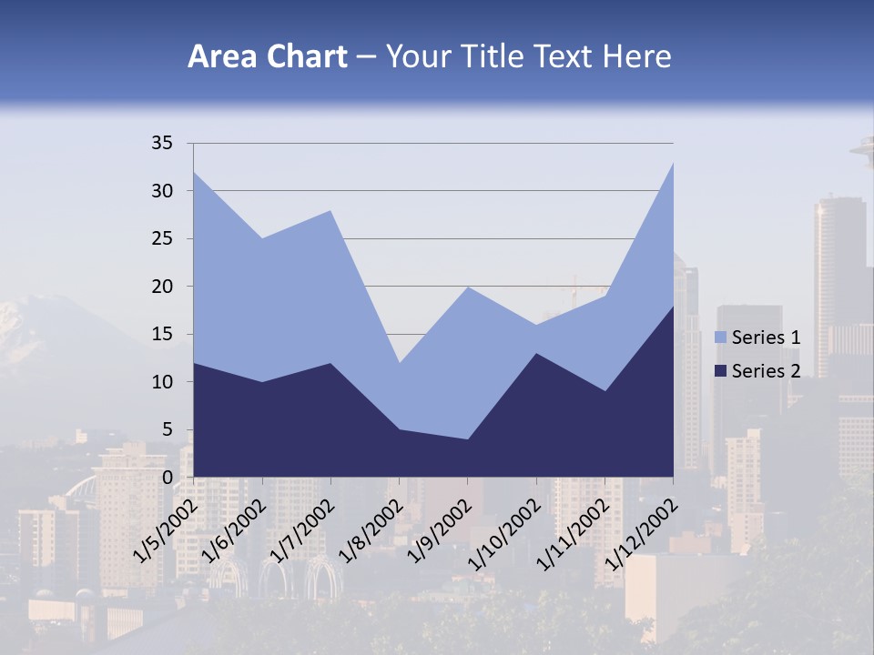 Needle Sunset Mountain PowerPoint Template