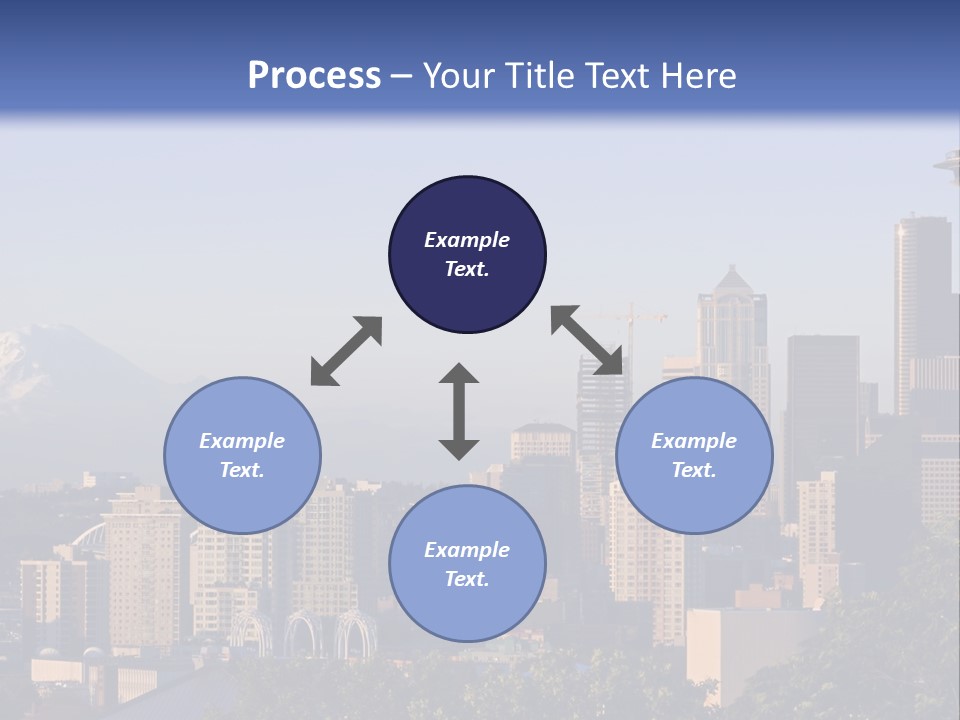 Needle Sunset Mountain PowerPoint Template