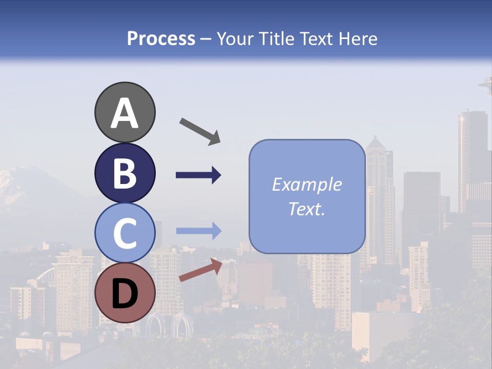Needle Sunset Mountain PowerPoint Template