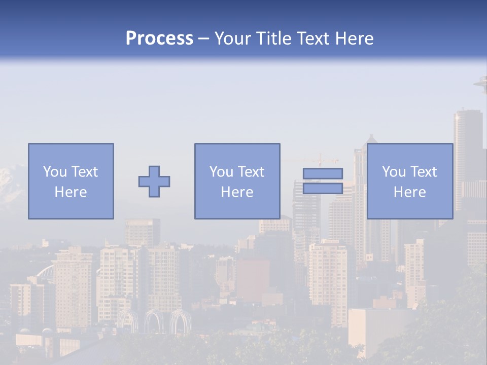 Needle Sunset Mountain PowerPoint Template