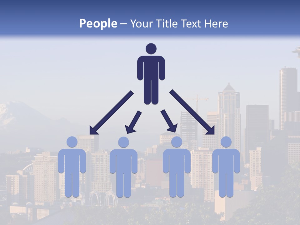 Needle Sunset Mountain PowerPoint Template