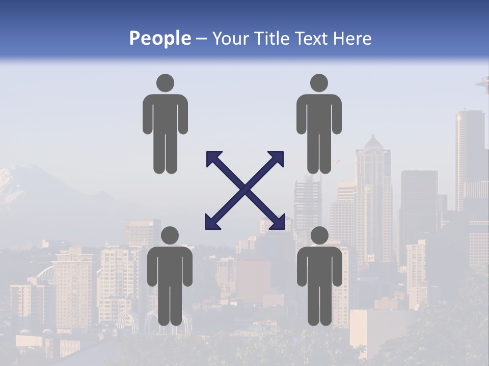 Needle Sunset Mountain PowerPoint Template