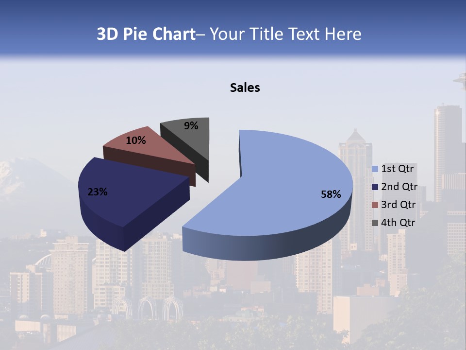 Needle Sunset Mountain PowerPoint Template
