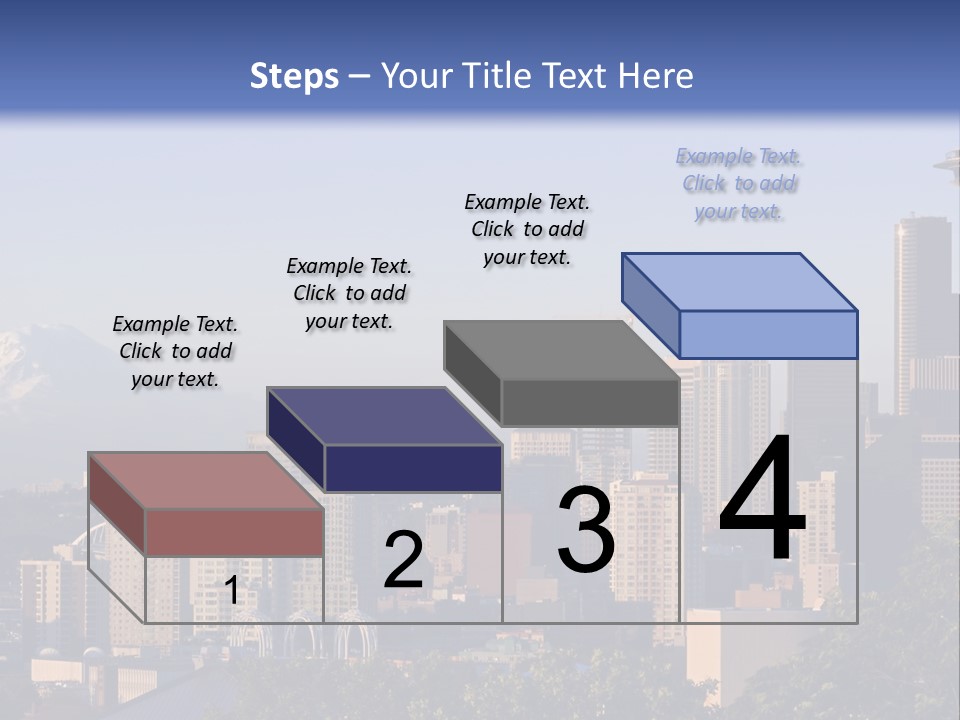 Needle Sunset Mountain PowerPoint Template