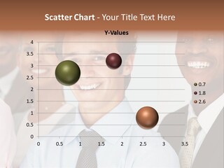 A Group Of Business People Are Smiling For The Camera PowerPoint Template