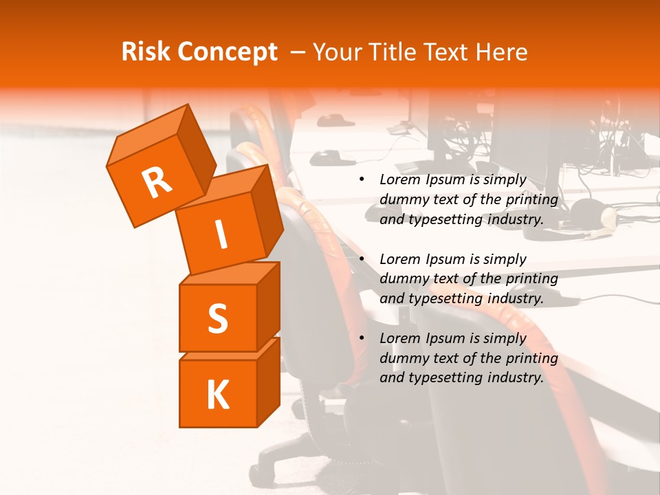 A Row Of Computer Monitors Sitting On Top Of A Table PowerPoint Template