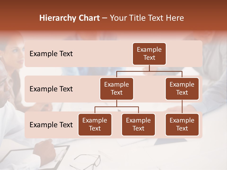 A Group Of People Sitting Around A Table PowerPoint Template
