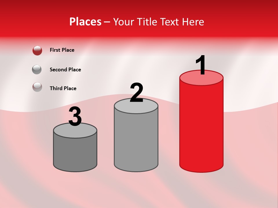 Snow White Glacier PowerPoint Template