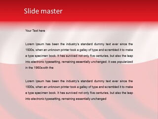 Snow White Glacier PowerPoint Template