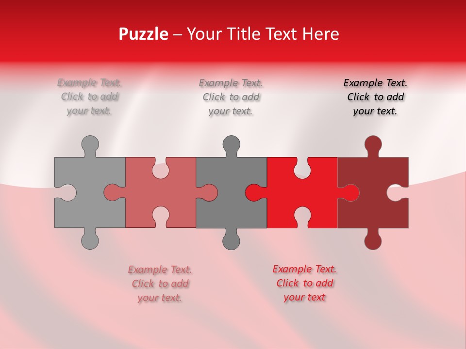 Snow White Glacier PowerPoint Template