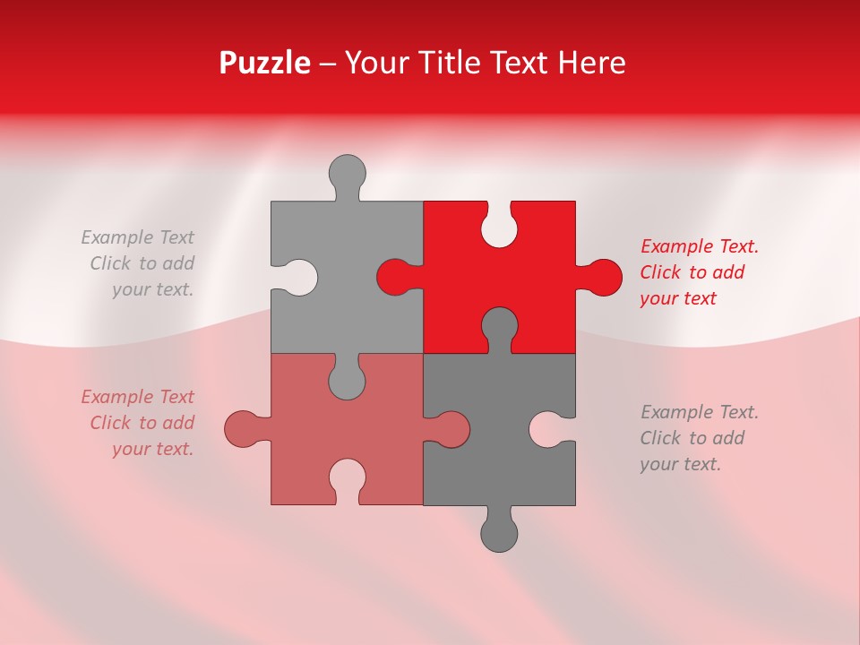 Snow White Glacier PowerPoint Template