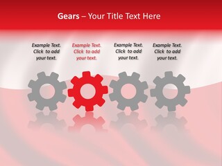 Snow White Glacier PowerPoint Template