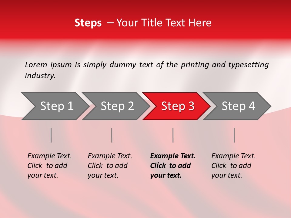 Snow White Glacier PowerPoint Template
