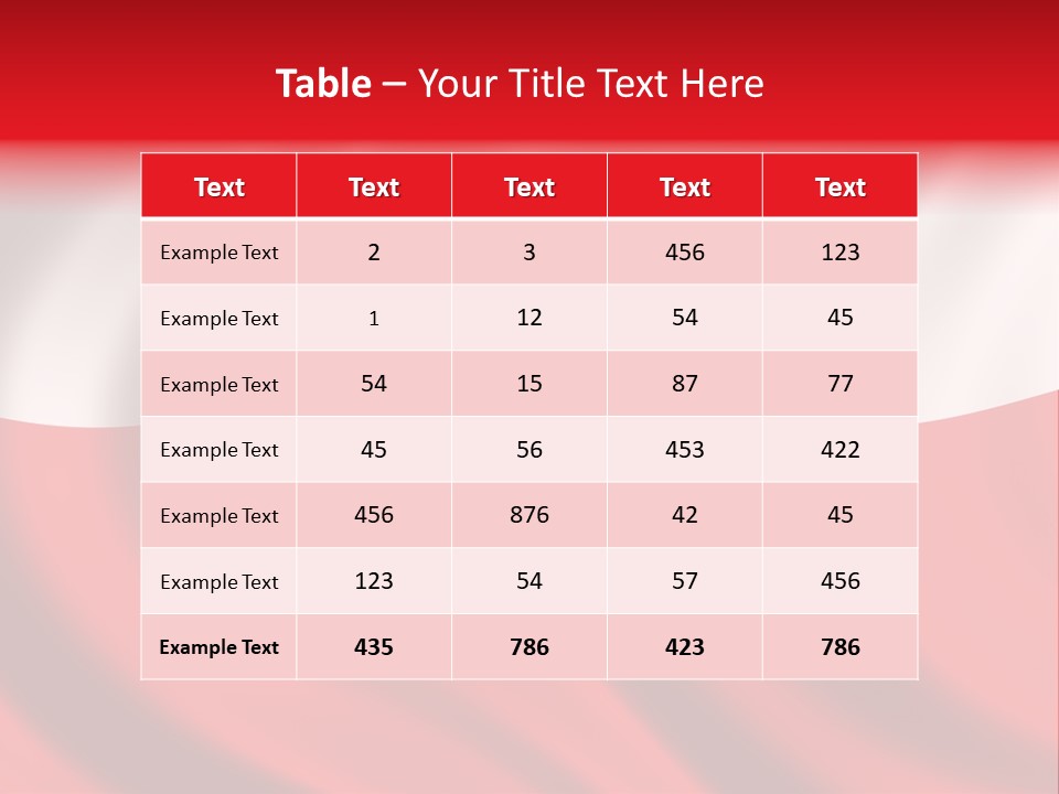 Snow White Glacier PowerPoint Template