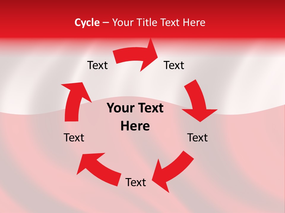 Snow White Glacier PowerPoint Template