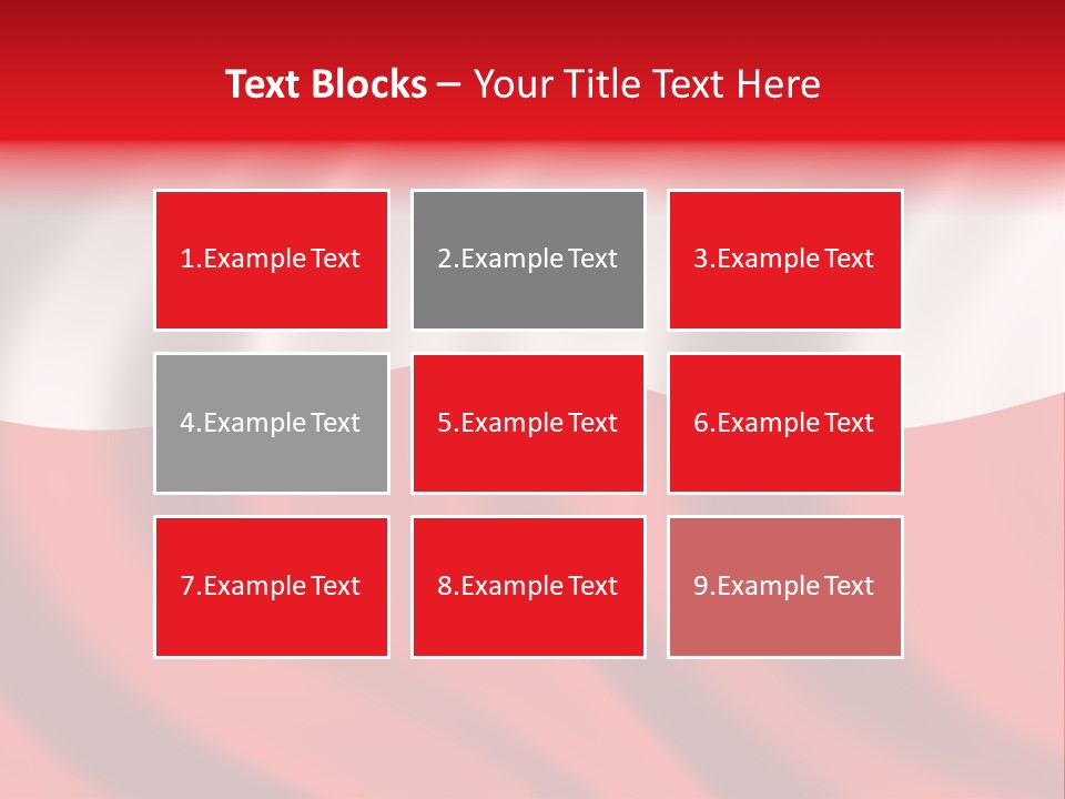 Snow White Glacier PowerPoint Template