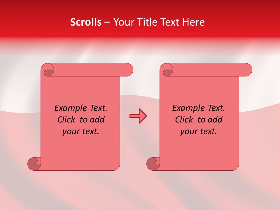 Snow White Glacier PowerPoint Template