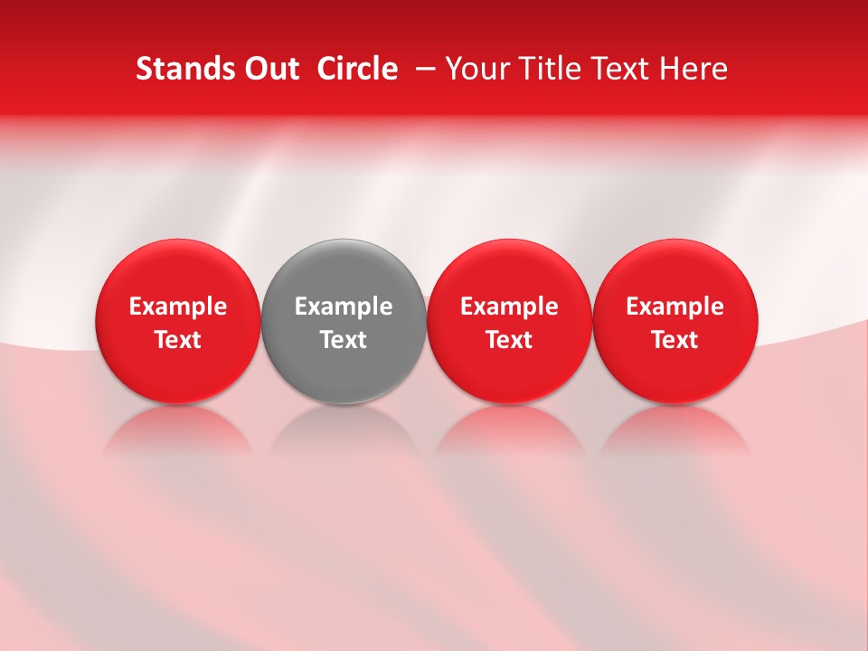 Snow White Glacier PowerPoint Template