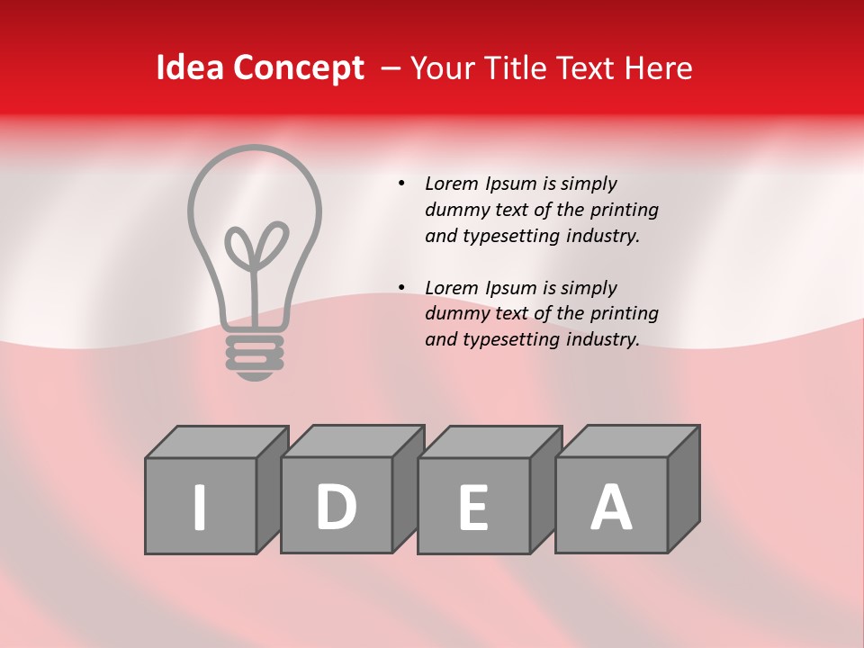 Snow White Glacier PowerPoint Template