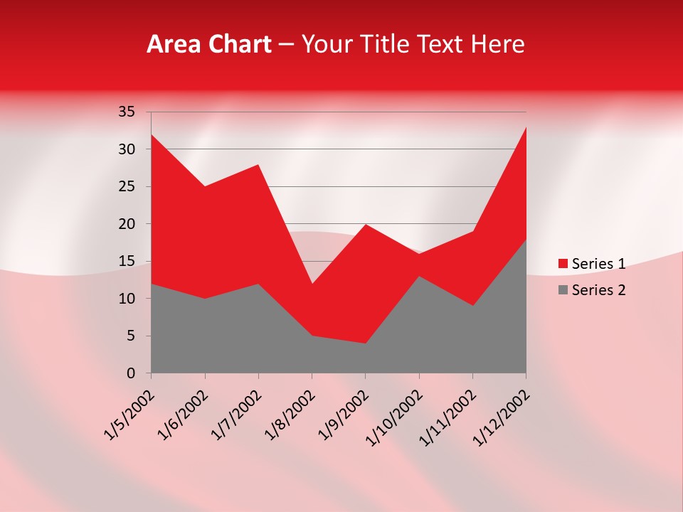 Snow White Glacier PowerPoint Template