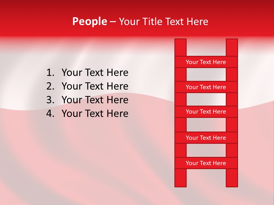 Snow White Glacier PowerPoint Template