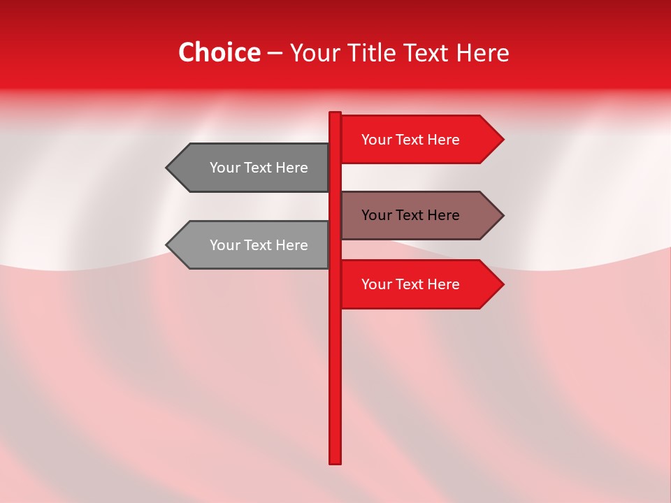 Snow White Glacier PowerPoint Template