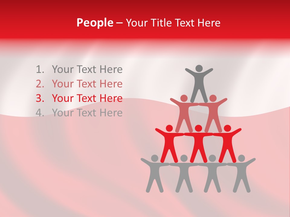 Snow White Glacier PowerPoint Template