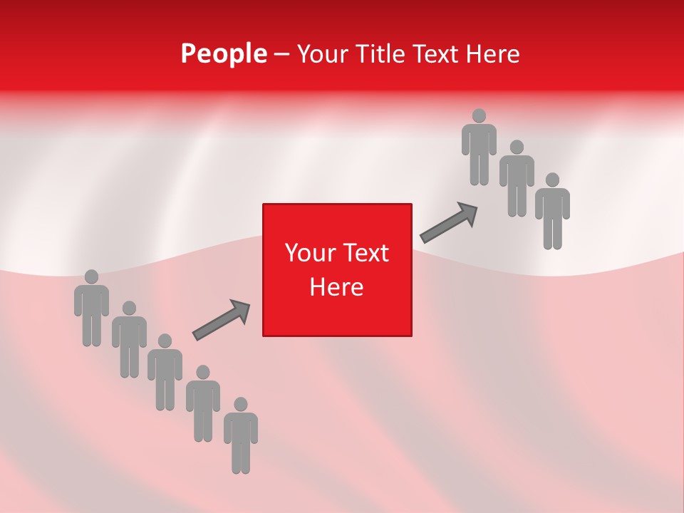 Snow White Glacier PowerPoint Template