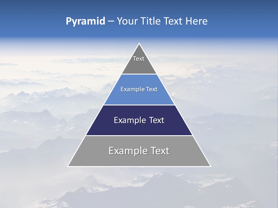 Snow White Glacier PowerPoint Template