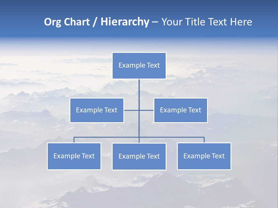 Snow White Glacier PowerPoint Template
