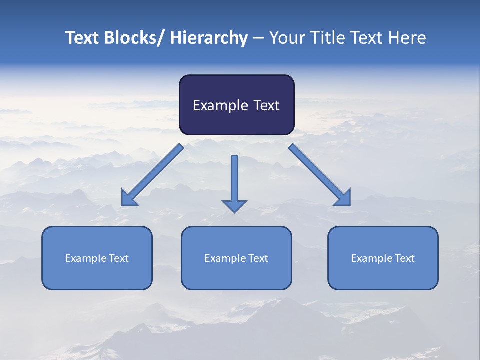 Snow White Glacier PowerPoint Template