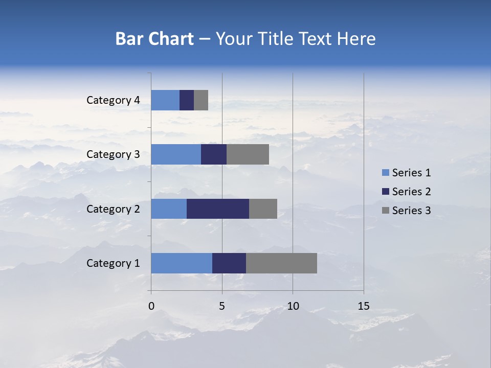 Snow White Glacier PowerPoint Template