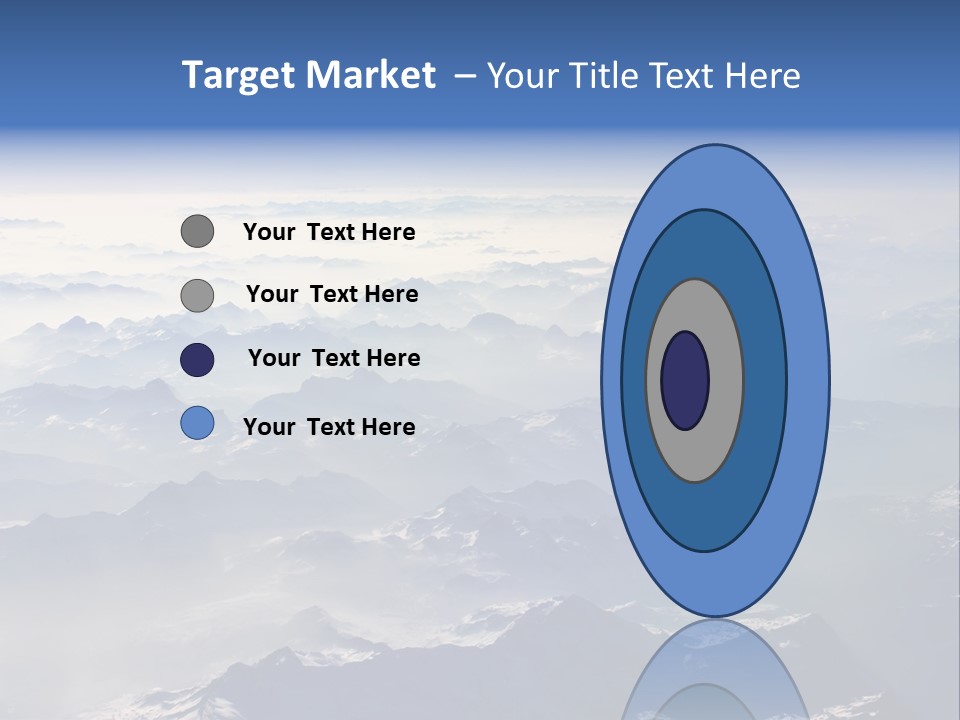 Snow White Glacier PowerPoint Template