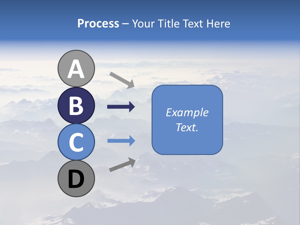Snow White Glacier PowerPoint Template
