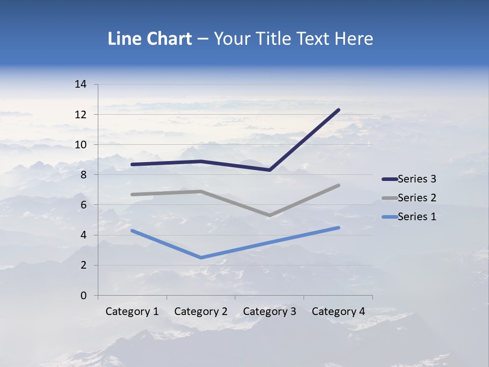 Snow White Glacier PowerPoint Template