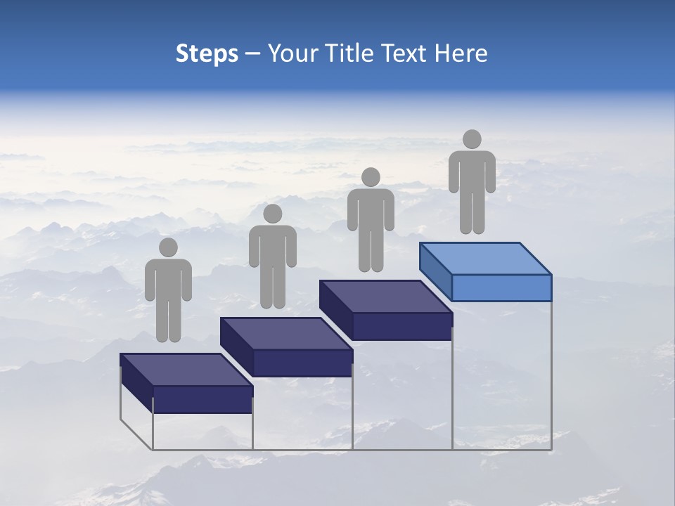 Snow White Glacier PowerPoint Template