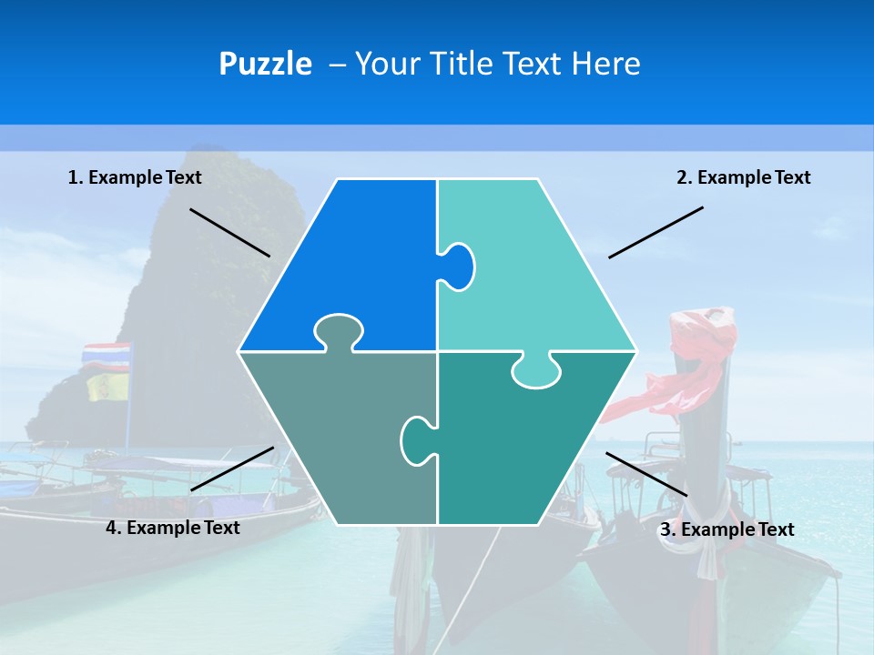 Longtail Transportation Beach PowerPoint Template