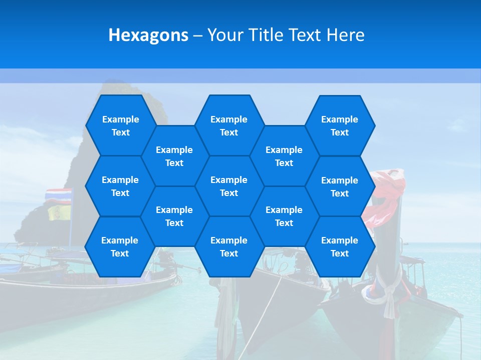 Longtail Transportation Beach PowerPoint Template