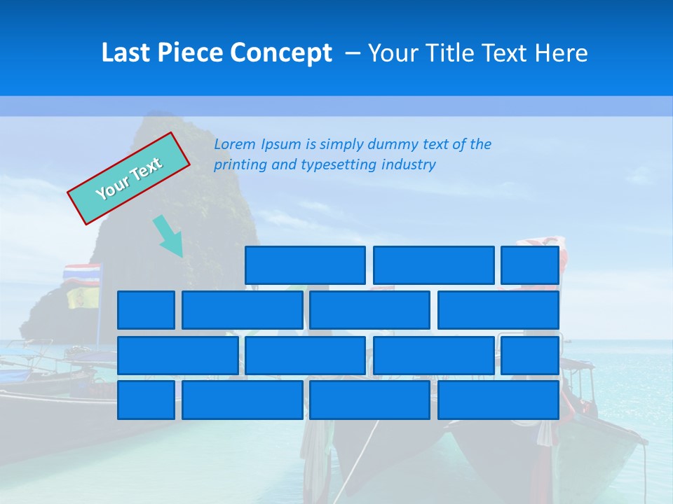 Longtail Transportation Beach PowerPoint Template